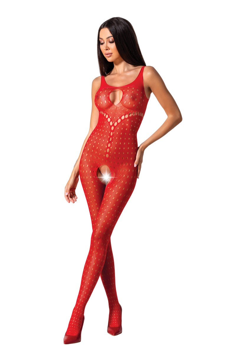 roter ouvert Bodystocking BS078 von Passion roter ouvert Bodystocking BS078 von Passion